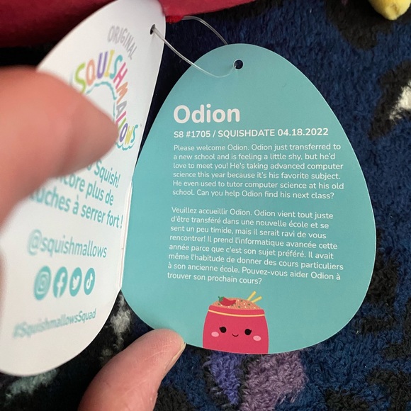 Odion ramen Squishmallow. 8 inch. NWT. - Picture 5 of 5